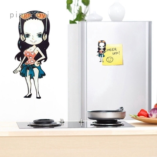 Nam Châm PVC Dán Tủ Lạnh Họa Tiết Nhân Vật Hoạt Hình One Piece Vui Nhộn Trang Trí Nội Thất