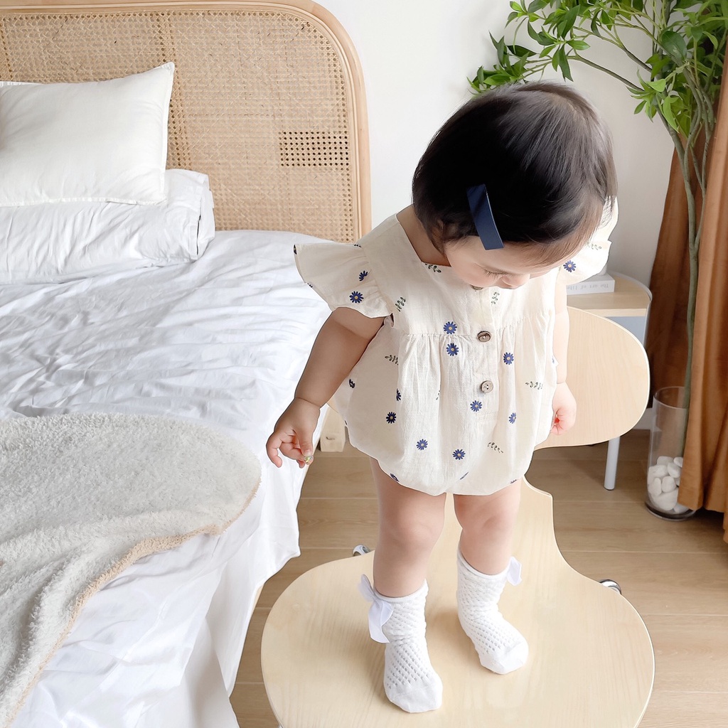 QA 15 : Body cho bé gái họa tiết hoa cực xinh