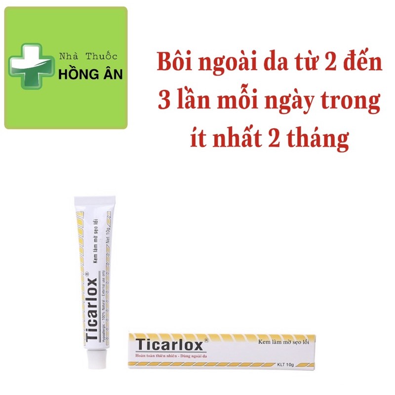 Ticarlox ❤️ Làm mờ dần vết sẹo và thâm hình thành do vùng da bị tổn thương bởi các nguyên nhân: Tai nạn, phẫu thuật...