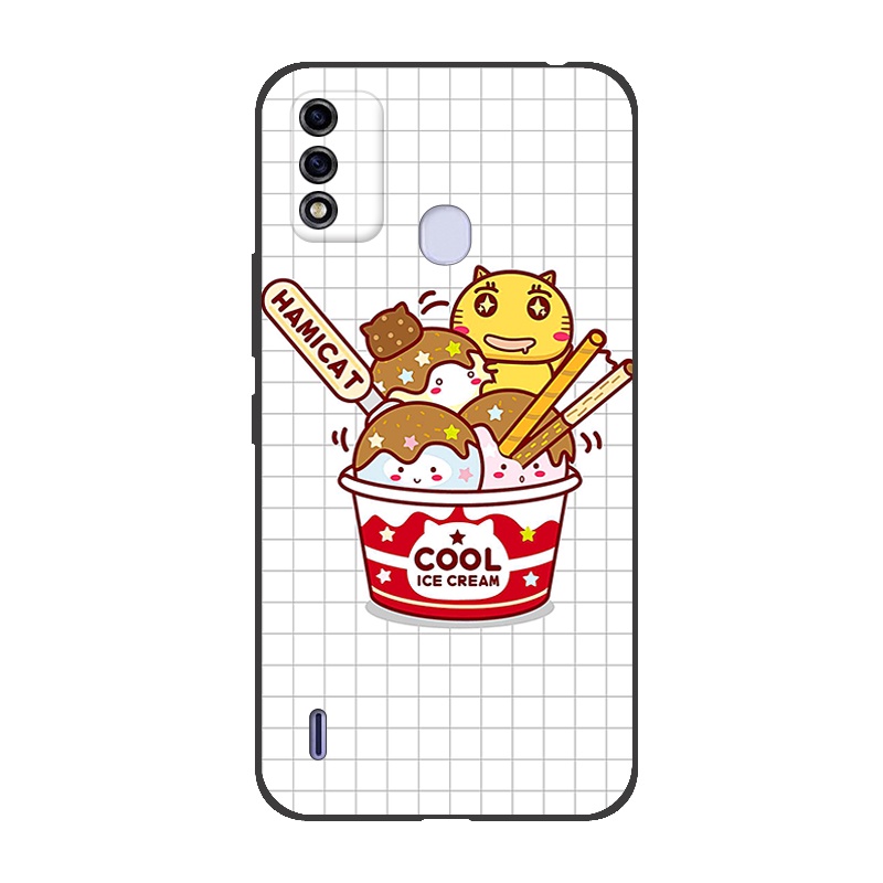 Ốp điện thoại TPU silicon in hình dễ thương cho ITEL A48 ITEL A48