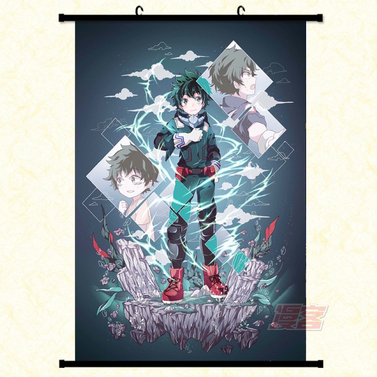 Poster vải anime My hero academia 02 30x45 tranh vải