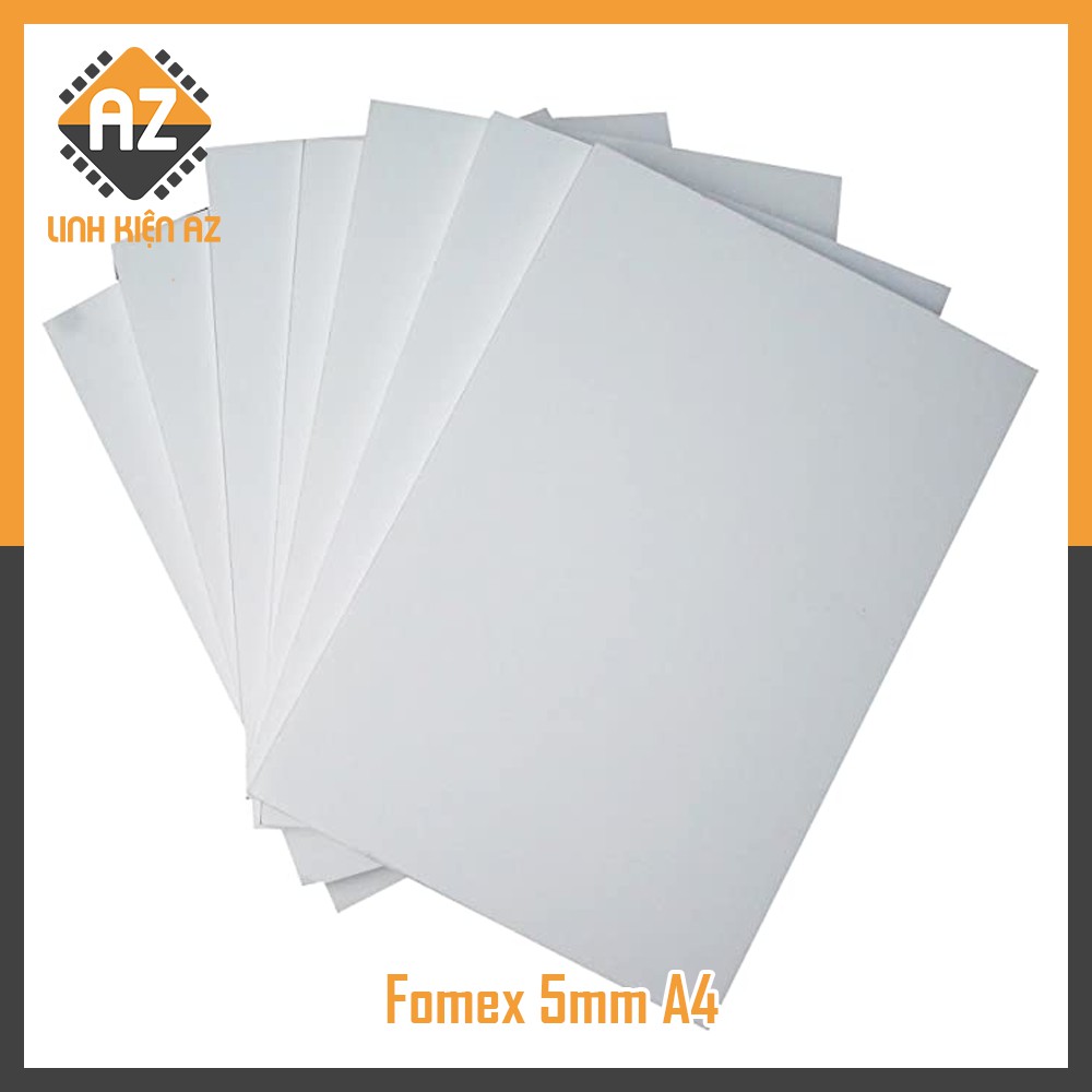 Fomex 5mm A4 - Làm mô hình - đồ chơi