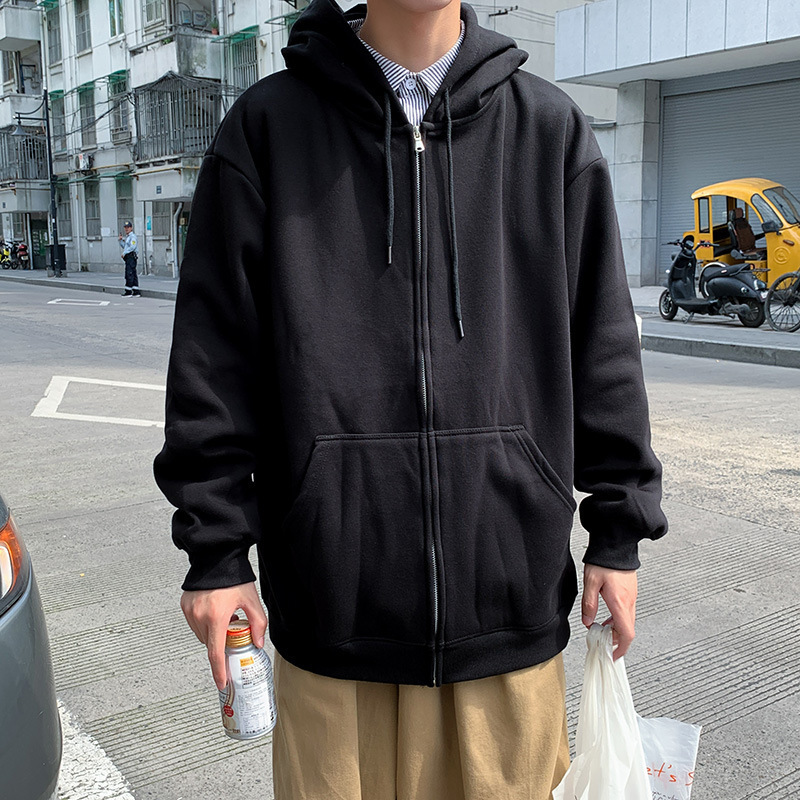 Áo Khoác Tay Dài Màu Trơn Đơn Giản Size S-3Xl Cho Nam | BigBuy360 - bigbuy360.vn