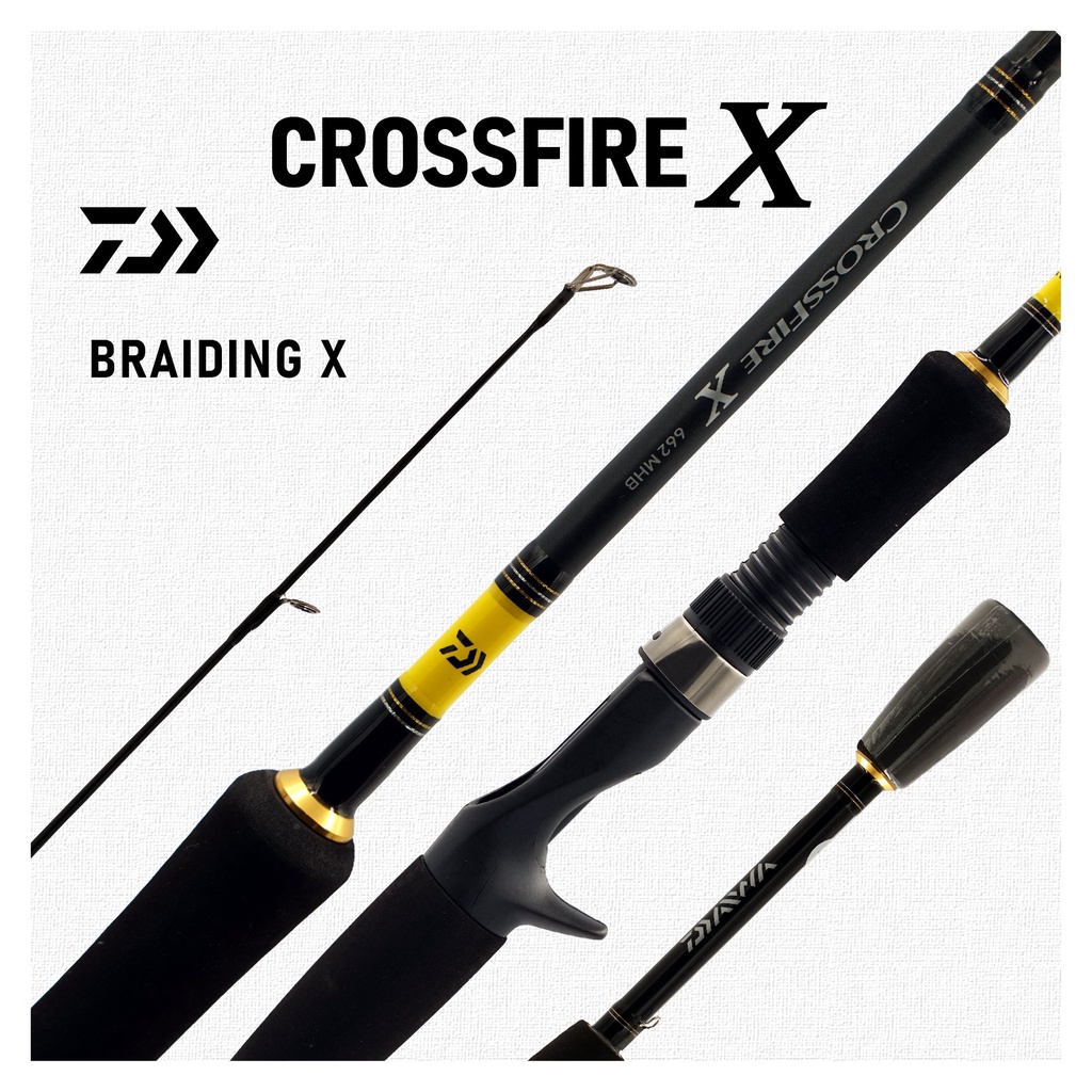 CẦN CÂU LURE MÁY NGANG DAIWA CROSSFIRE X