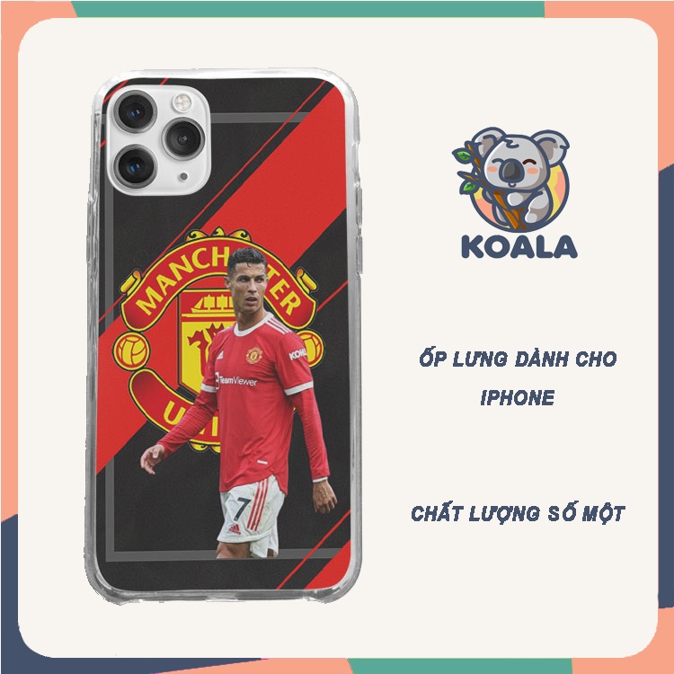Ốp lưng iphone Manutd Ronaldo cool Iphone 7/7Plus/8/8Plus/X/Xs/Xs Max/11/11 Promax/12/13 Promax LRT20211730