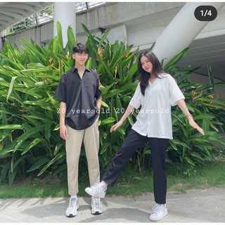 Sơ Mi Trơn Cặp Nam Nữ_ Sơ Mi Cặp