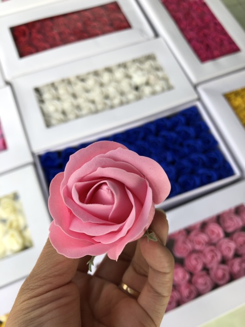 Hoa hồng sáp hộp 50 bông đẹp | BigBuy360 - bigbuy360.vn