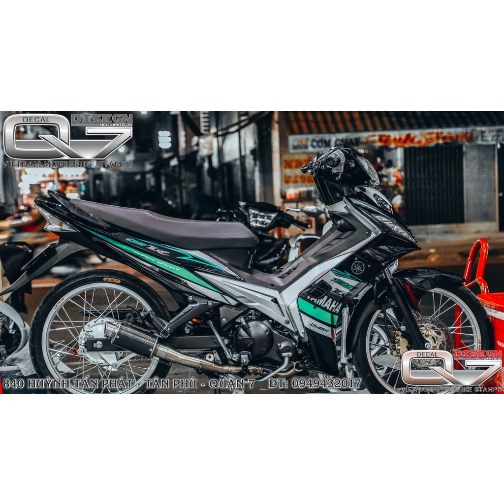 TEM RỜI EXCITER 2010 XANH ĐEN