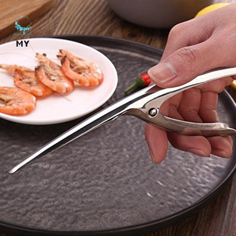 Dụng cụ tách vỏ tôm tiện lợi bằng thép không gỉ