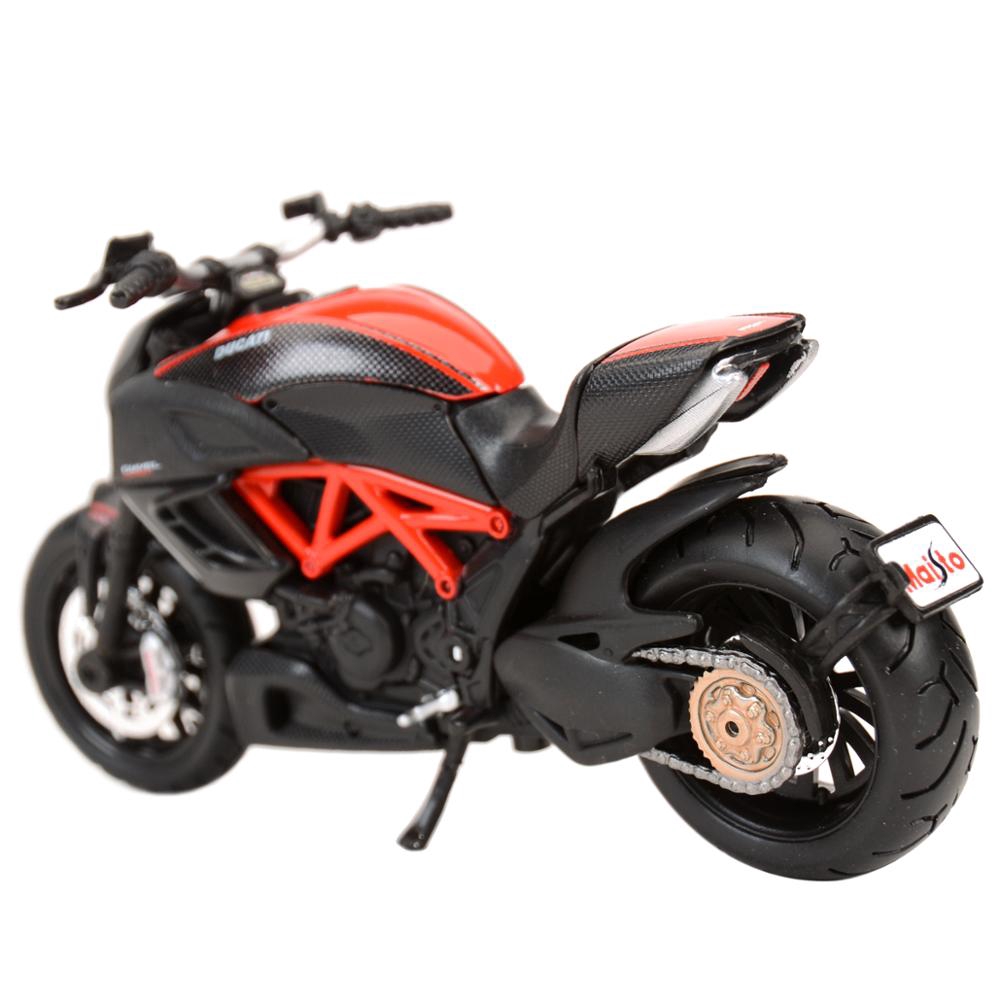 Maisto 1:18 Ducati Diavel Carbon Die Cast Đồ chơi mô hình tĩnh mô tô sưu tầm