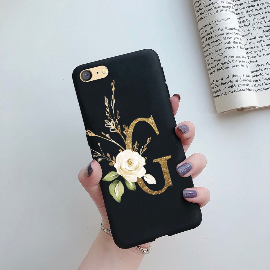 Ốp Điện Thoại Silicon Mềm In Chữ Màu Hồng/Đen Nhám Cho oppo A71 A71k CPH1801 CPH1717