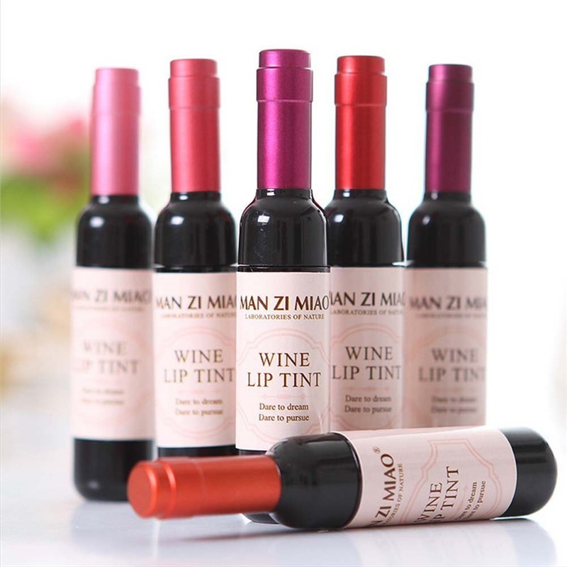 (Hàng Mới Về) Son Tint Dưỡng Ẩm Không Thấm Nước Thiết Kế Hình Chai Rượu Vang Phong Cách Hàn Quốc | BigBuy360 - bigbuy360.vn