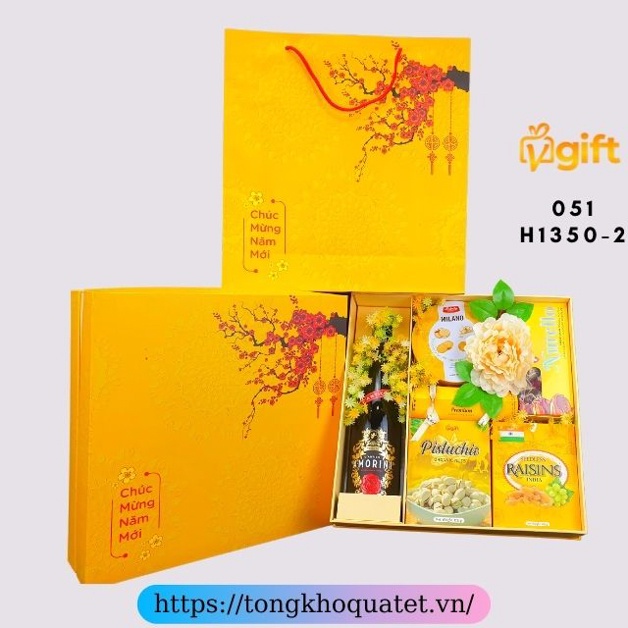 Hộp Quà Tết Mẫu Hộp 1350 - 1400 ( 6 Hộp Quà Tết ) | BigBuy360 - bigbuy360.vn