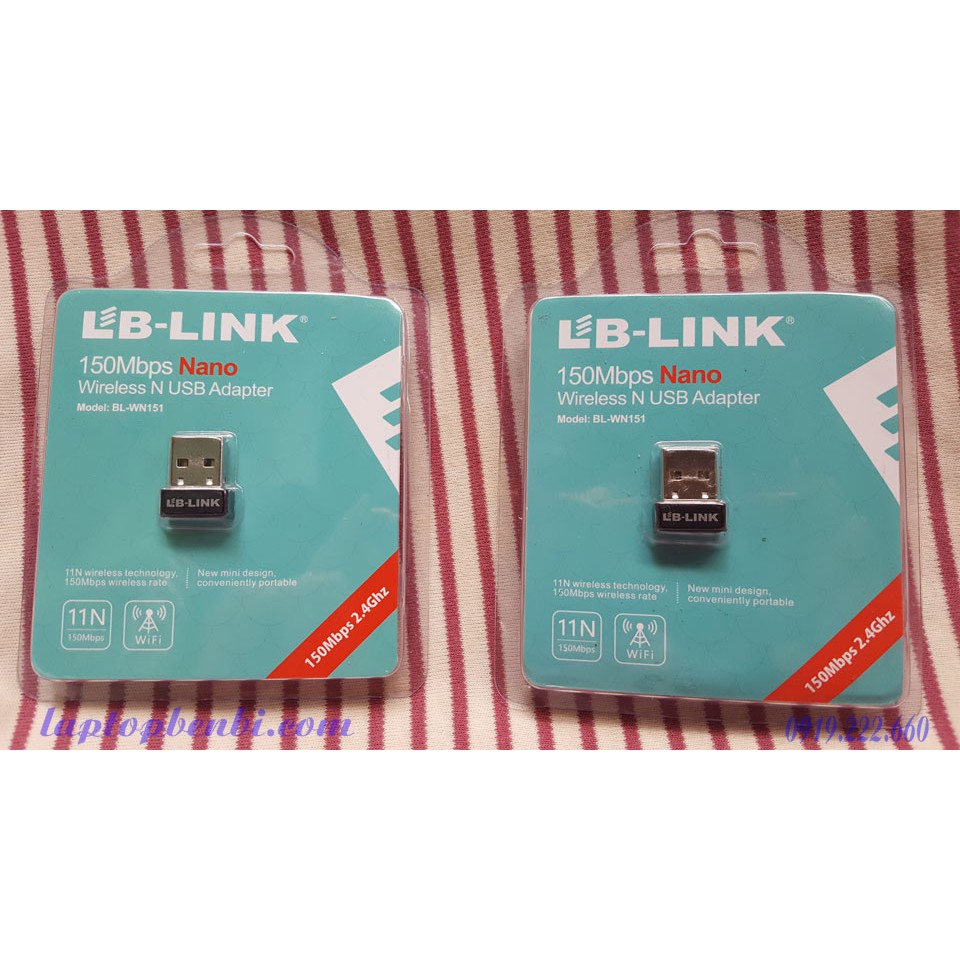 [Mã SKAMLTSM9 giảm 10% đơn 99K] Usb wifi LB-LINK WN151 siêu nhỏ gọn | Bộ usb thu wifi cho máy tính | BigBuy360 - bigbuy360.vn