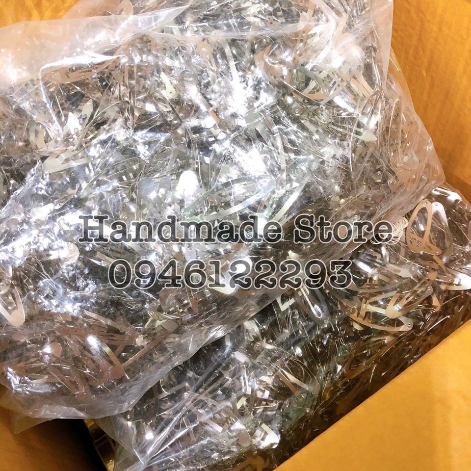 50 phôi kẹp tách Vuông - Elip - Giọt nước 6cm - 7cm