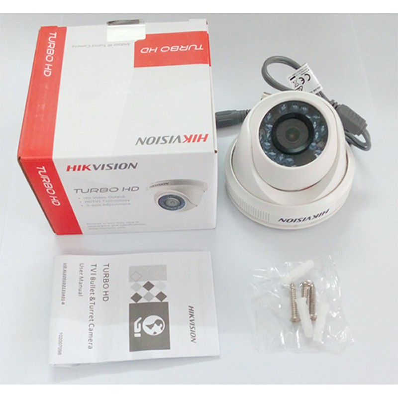 Camera Thân TVI Hikvision DS-2CE 56D0T-IRP (2.0MP) hồng ngoại 20M chống ngược sáng DWDR - Hàng chính hãng BH24TH