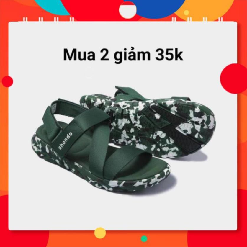 Giày Sandals SHAT SHONDO F6 Sport- F6S505 xanh rêu camo _aedws1 2gf3