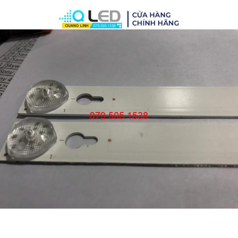 Thanh LED TIVI  TCL 32S62 - THANH 2 thanh 6 led 6v cho Tivi TCL 32 inch và các dòng tương tự