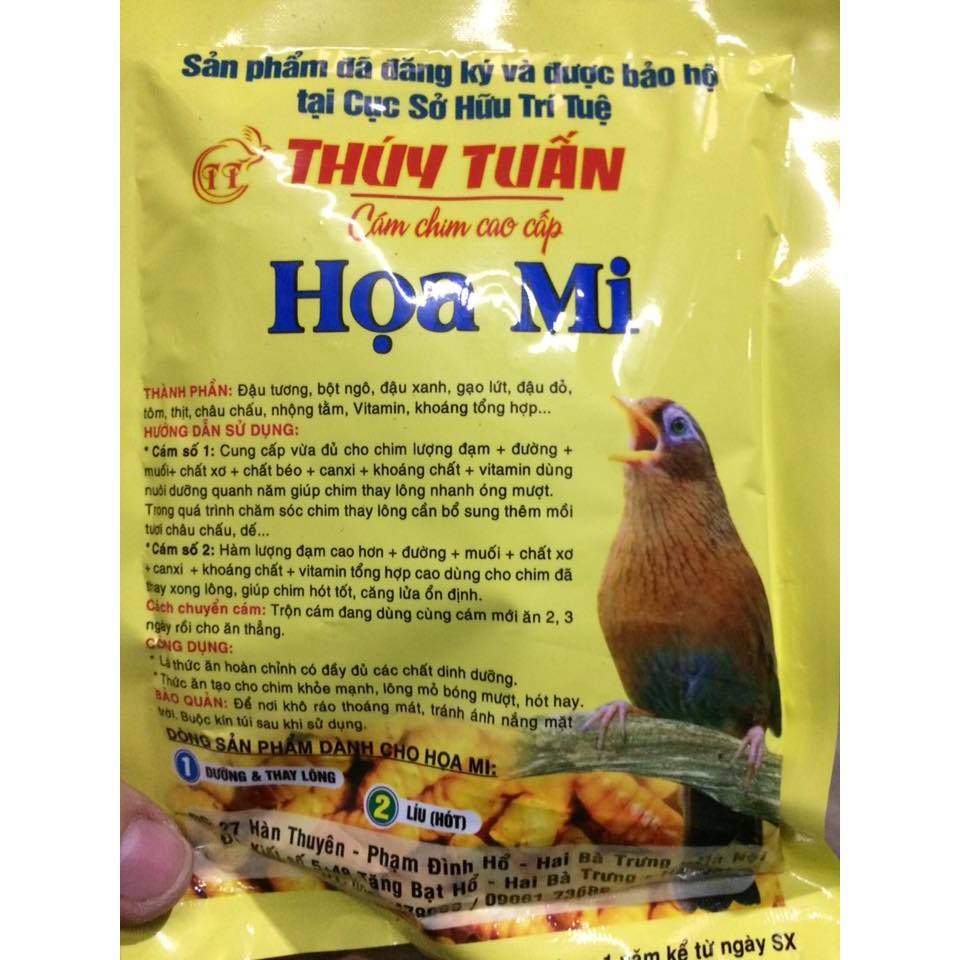 thức ăn chim họa mi