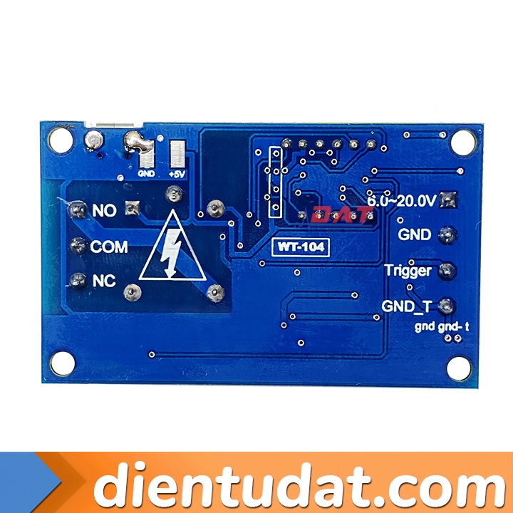 Mạch tạo trễ theo chu kỳ đóng ngắt relay 0 giây - 999 phút