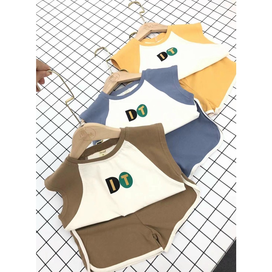 Bộ Sát Nách Cho Bé Chữ DO IT Chất Cotton Đẹp Phối Màu Cực Đỉnh Cho bé Trai Bé Gái_Umeekids