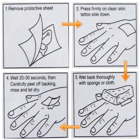 Hình Xăm Dán Chống Thấm Nước Hình Fairy Tail Cá Tính