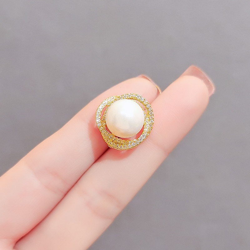 [Jiudolan] Trâm Cài Áo Vest Đính Ngọc Trai Nhân Tạo Đơn Giản Thời Trang Corsage