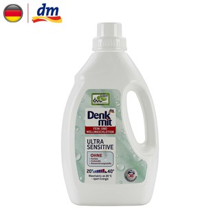 Nước giặt quần áo vải nhạy cảm như lụa, len Fein- und Wollwaschlotion Ultra Sensitive, 30 Wl nhập khẩu Đức - DENKMIT17