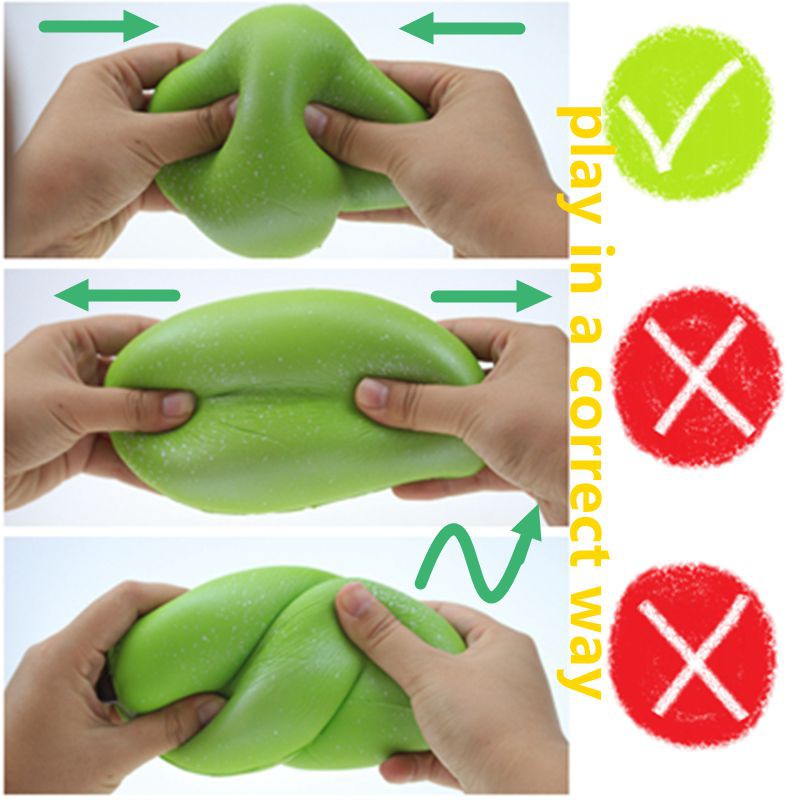 Đồ chơi nắn bóp đàn hồi giảm căng thẳng hình quả xoài 16cm