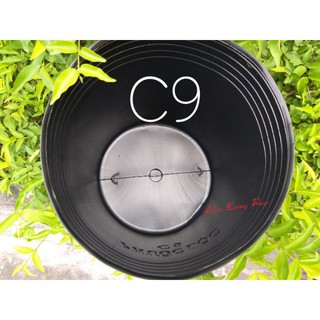 Chậu Nhựa Đen C9 Bít Lỗ