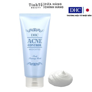 Sữa rửa mặt DHC Acne Control Fresh Foaming Wash hỗ trợ ngừa mụn 120ml