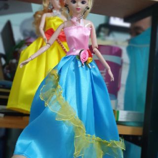 Đầm búp bê vải phi tùng to đủ màu