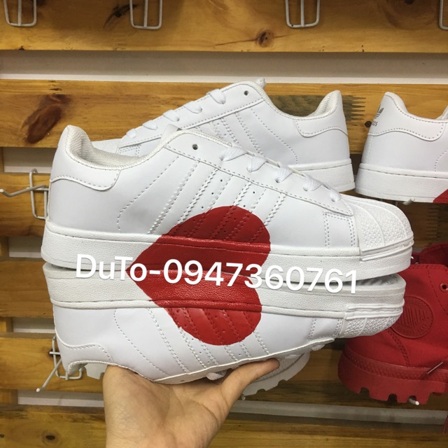 [FULLBOX] Giày superstar hình trái tim siêu HOT