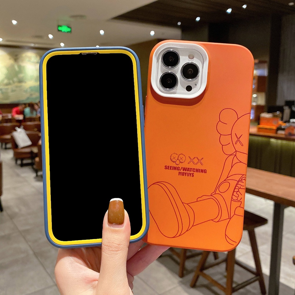 Ốp Điện Thoại Ba Trong Một Hình Sesame Street KAWS Cho for iPhone13Pro for iPhone12Pro 7p for iPhone11 13Promax 12Promax for iPhone12