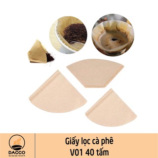 Giấy lọc cà phê v01 40 tấm