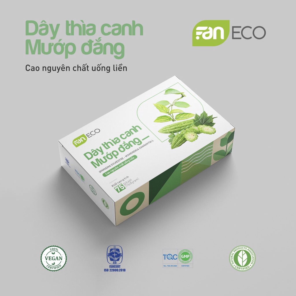 Cao Dây thìa Canh Mướp Đắng ♥️ FANECO - FanNutrifood ♥️ Cao nguyên chất uống liền - Helen Store