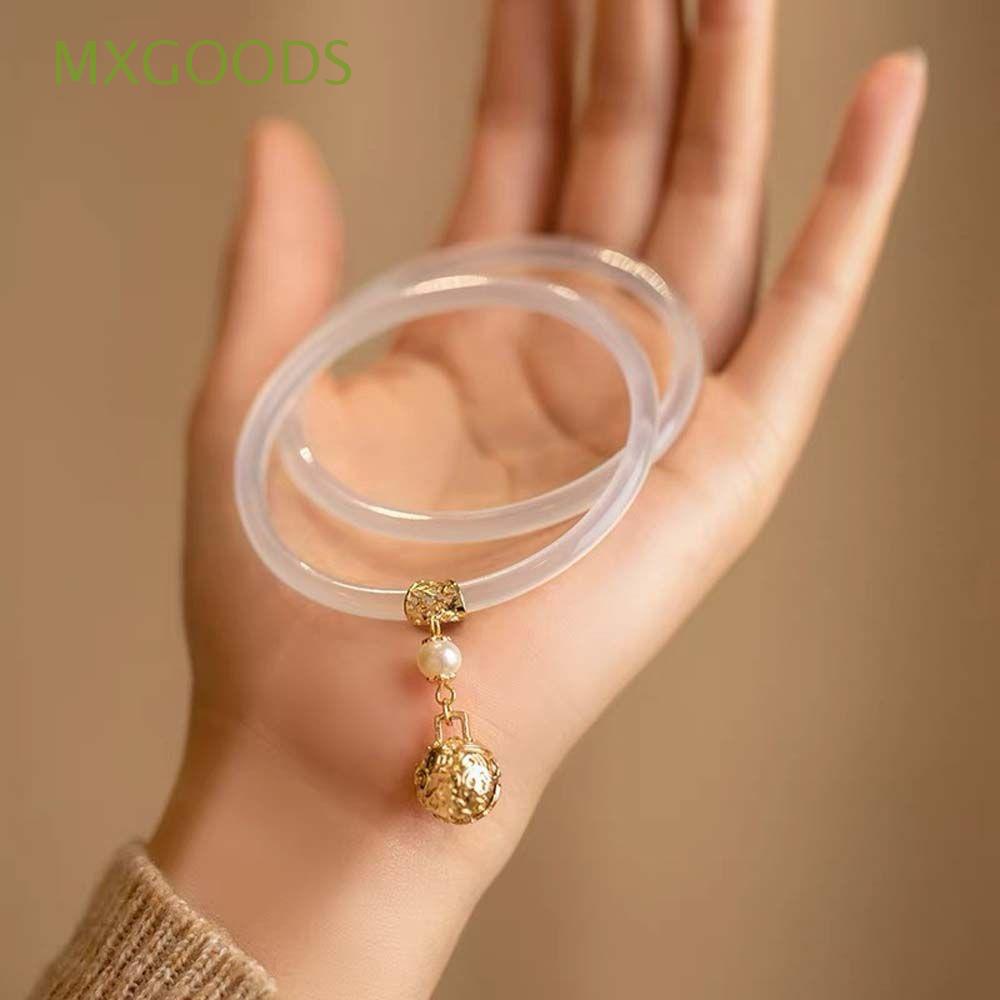 Vòng Đeo Tay Phối Đá Ngọc Bích Kiểu Trung Hoa Sang Trọng Thời Trang Cho Nữ