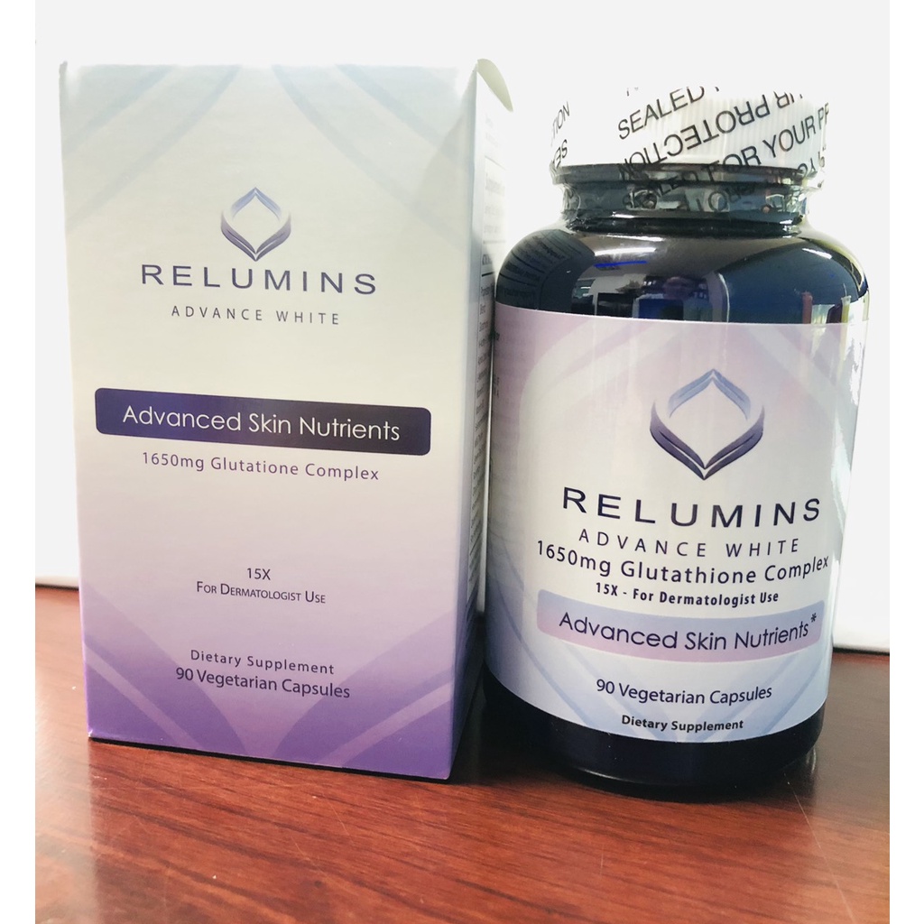 Viên uống trắng da Relumins Advance White 1650mg 90 viên