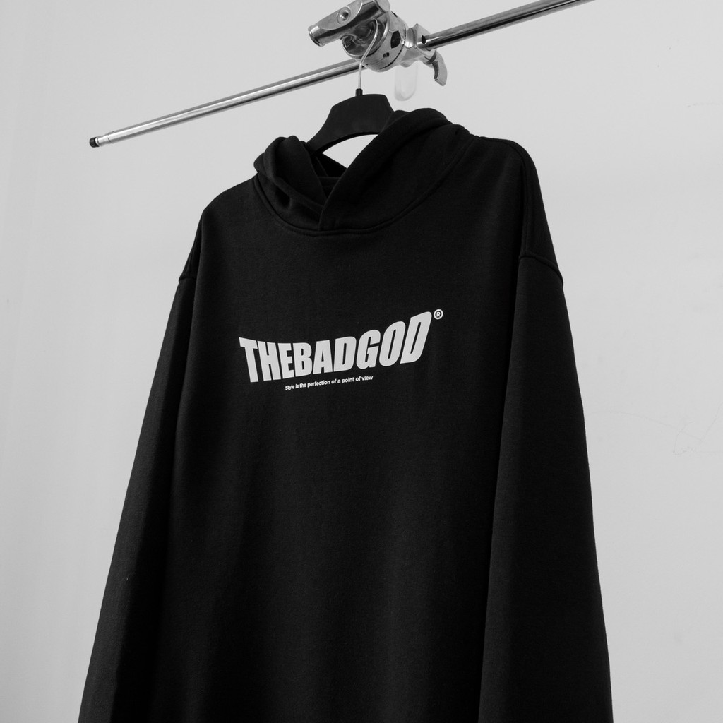 Áo hoodie nỉ có mũ The Bad God Glide