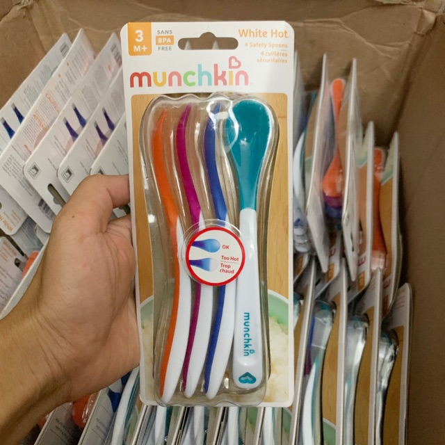 Thìa  báo nóng Munchkin chính hãng, nhập Mỹ