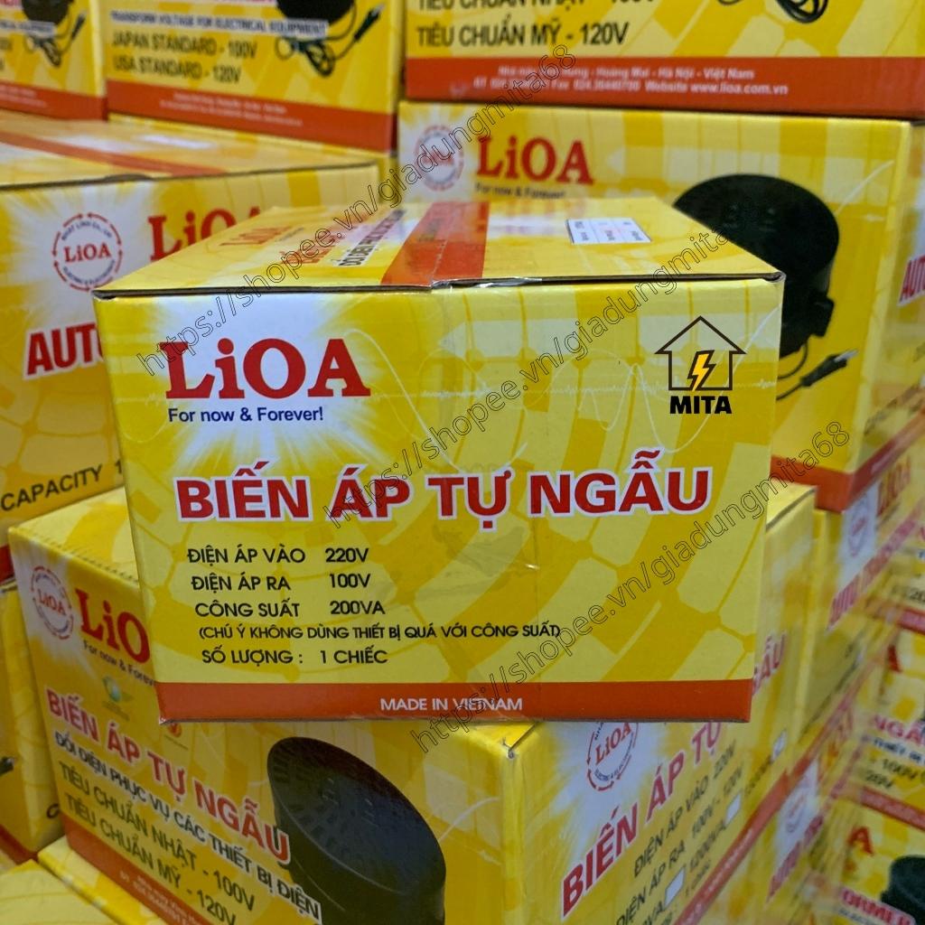 Bộ đổi nguồn LiOA 200VA (~160W) chuyển điện từ 220V sang 100V DN002- MITA