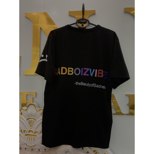 Áo thun tay lỡ in chữ SADBOIZVIBES nhiều màu ,áo phông unisex nam nữ