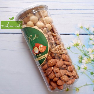 Mix hạt 3 loại nhân Macca, Óc chó, Hạnh nhân