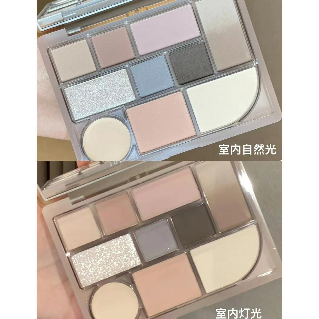 yakult Bảng Phấn Mắt K 'Apeine 10 Màu Tông Nhũ Và Lì Trang Điểm Sáng Da Chống Nước