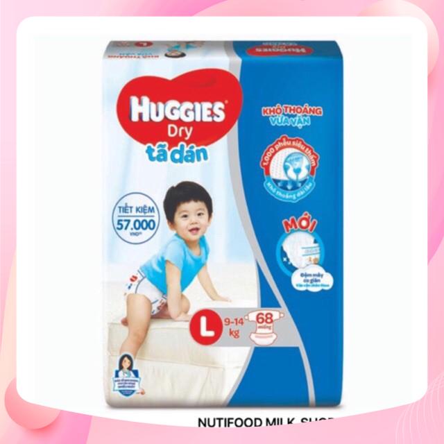 [MẪU MỚI ]BỈM HUGGIES TÃ DÁN M76/ XL62/L68/XXL56SP02