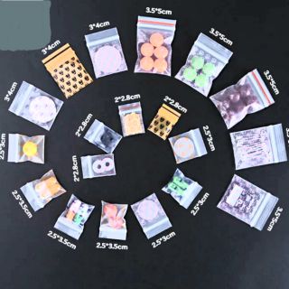 Combo 10 gói Túi zip mini trong suốt