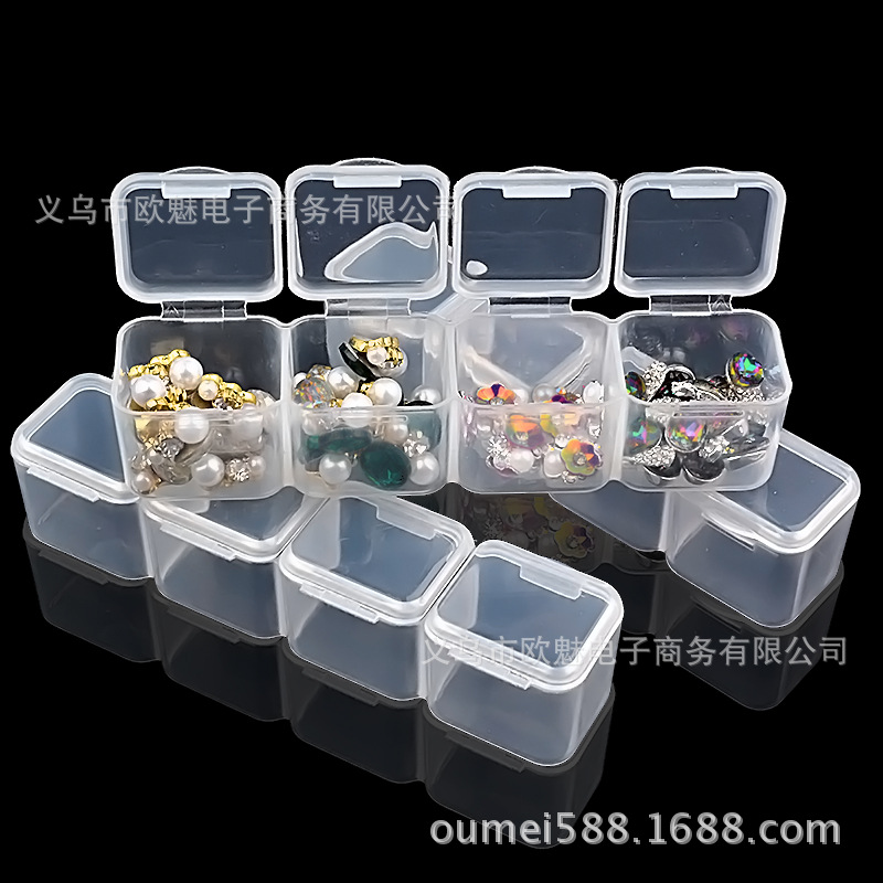 Nail Tools 28 Jewelry Packaging Boxes Detachable Plastic Box Nail Accessories Sub Box Fall Proof Box