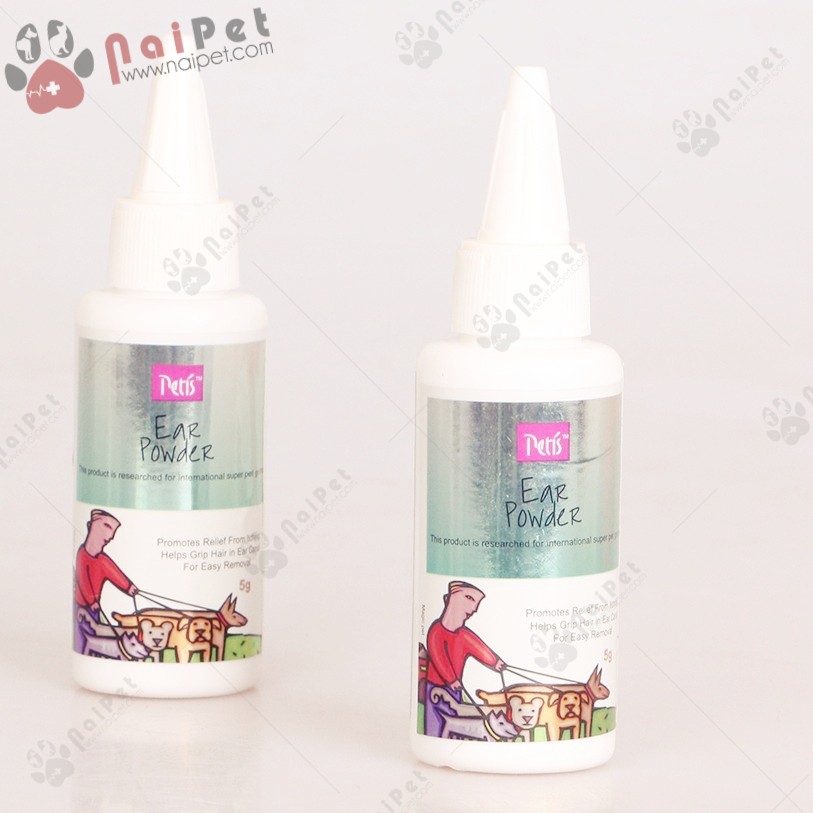 Bột Nhổ Lông Tai Cho Chó Mèo Petis Ear Powder 5g Và 30g