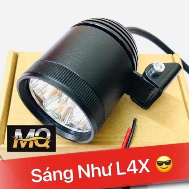 🚀Đèn Trợ Sáng L4 XML-T6 Cao Cấp🚀1 Chế Độ Sáng Mạnh