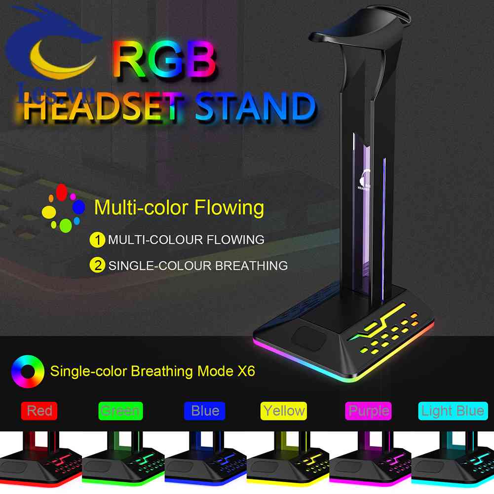 Giá Đỡ Tai Nghe Chơi Game 6 Chế Độ Màu RGB